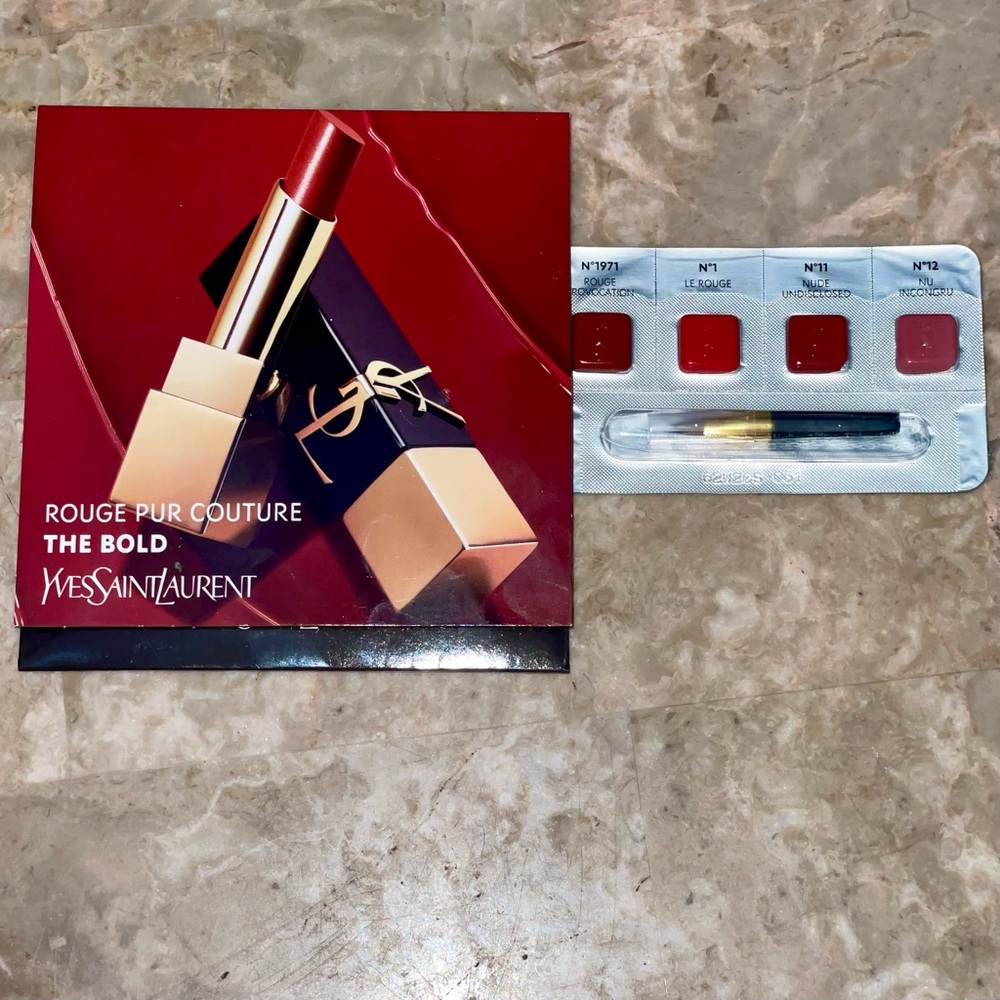 Yves Saint Laurent- Rouge Pur Couture The Bold 4 Color Sample